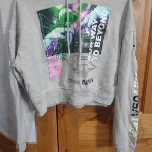 Rue 21 Hyper Space Cropped NASA hoodie